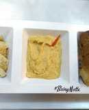 Hummus with Baked Nakmeen and Garlic Bread