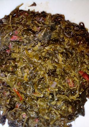 A picture of Kienyeji Vegetables.