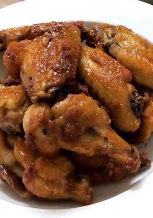 Hình của món Cánh gà chiên nước mắm.