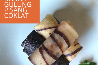 Anti Ribet, Bikin Dadar gulung coklat zebra Wajib Dicoba