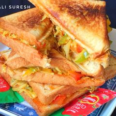 Veg Grilled sandwiches A picture of Veg Grilled sandwiches.