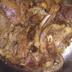 A picture of Lamb pot roast.