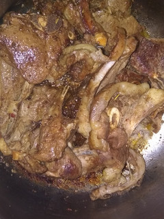 A picture of Lamb pot roast.