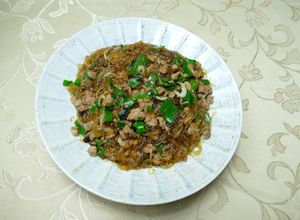 螞蟻上樹(肉末炒粉絲) 的食譜成品照片