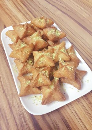 صورة لوصفة حلى نجمة السميد