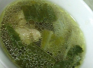 A picture of Veggie Chicken Broth Soup.