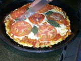 Pizza con harina de arroz🍕