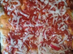 Una foto de Pizza