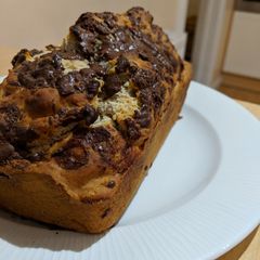 Chocolate chip banana bread A picture of Chocolate chip banana bread.