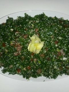 صورة لوصفة تبولة