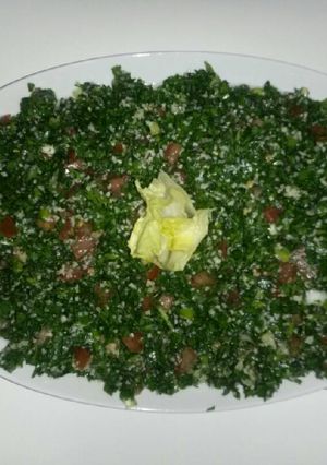 صورة لوصفة تبولة