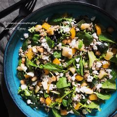 A picture of Wholegrain Vegetables Feta Cheese Salad.
