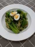 Spaghetti sốt cải bó xôi