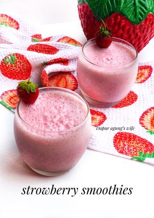 Foto resep Strowberry smoothies