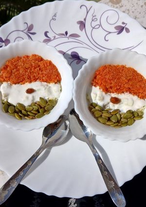 A picture of Tricolor special Carrot Halwa.