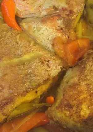 Foto resep Kakap Merah bumbu kuning