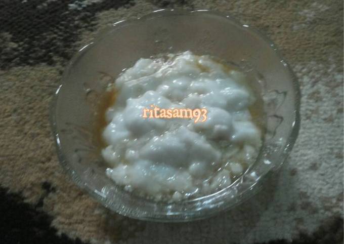 Bursum(bubur sumsum lembut)