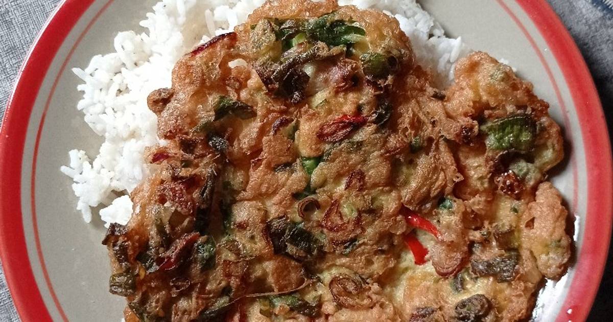 Resep Telur Dadar Crispy Ala Warteg Oleh Mama Queen Cookpad