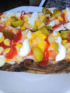 صورة لوصفة بطاطا مشوية سهلة وكثير طيبة 😋