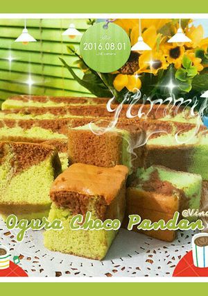Foto resep Ogura 🍫Choco Pandan🍃