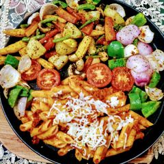 A picture of Italian sizzler.