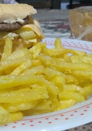 Una foto de Big Mac casero
