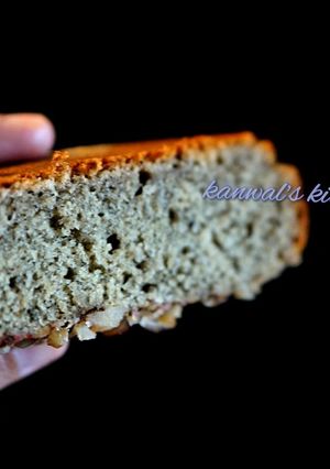 A picture of Whole-wheat Banana walnut cake.
