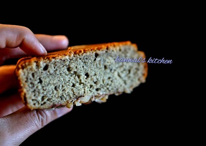 Recipe of Perfect Whole-wheat Banana walnut cake