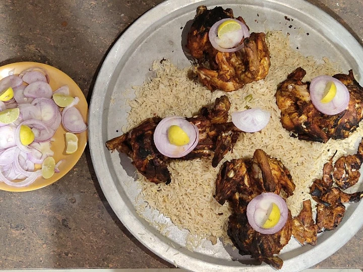 Simple Way Make Recipe Grilled chicken with Mandi rice that is So Delicious, Perfect}