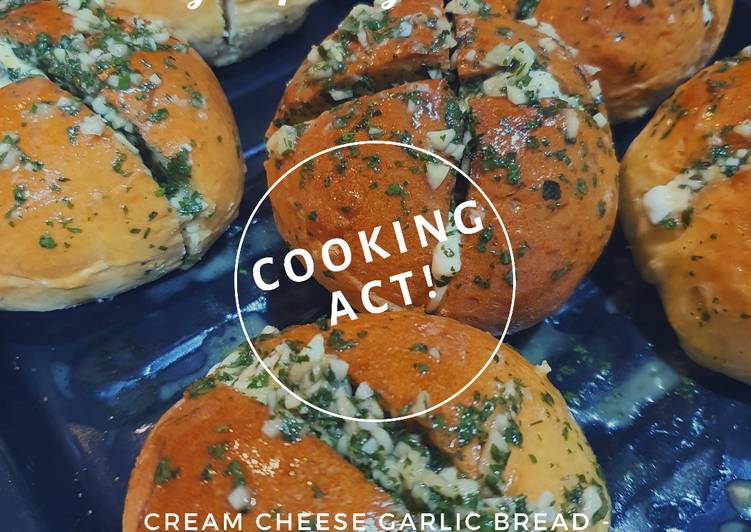 Resep Korean Cream Cheese Garlic Bread Kekinian