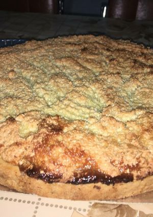 Una foto de Tarta de dulce de leche y coco