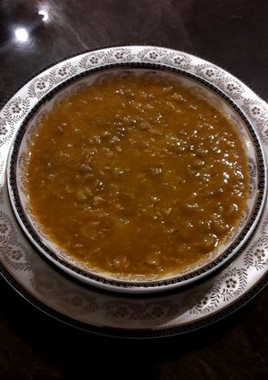 عکسی از دستور عدسی با بلغورگندم