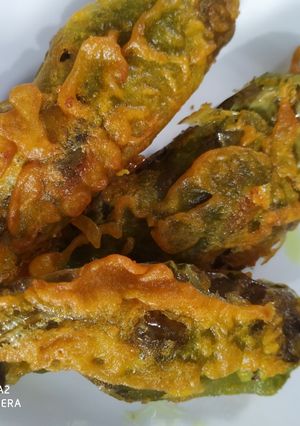 A picture of Bell Pepper Pakoras.