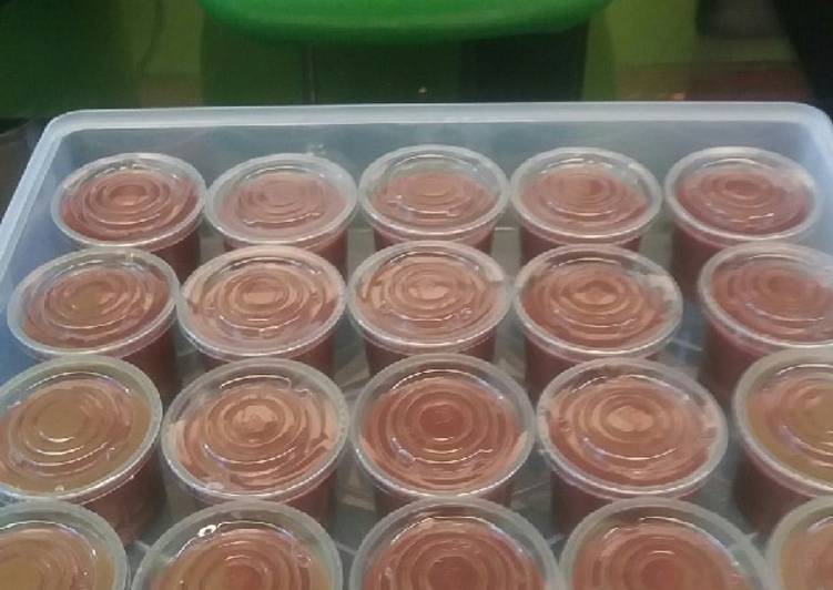 Puding coklat harga hemat rasa nyoklat #5resepterbaruku