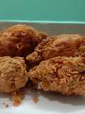 Crispy and juicy KFC chicken