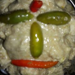 A picture of Steamed paneer.
