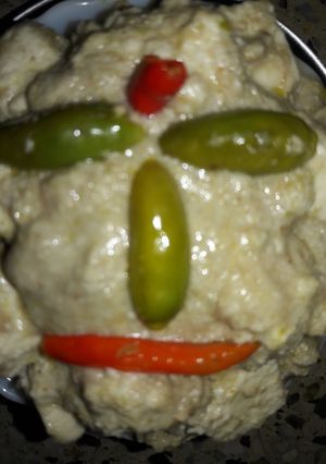 A picture of Steamed paneer.