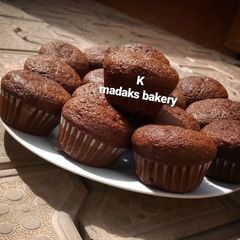 A picture of Dark forest cupcakes.