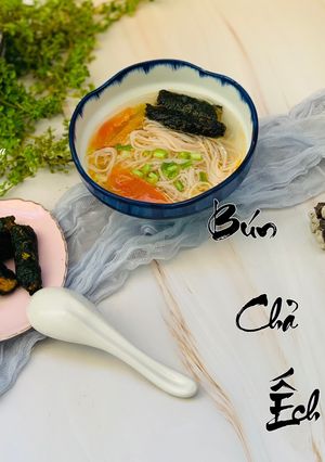 Hình của món Bún chả ếch.
