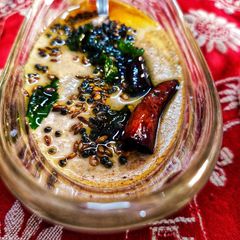A picture of Moongphalli Chutney - serve with Dosa.