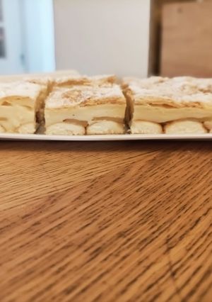 Almás pudingos süti recept fotója