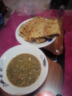 A picture of Soft coconut chapati.