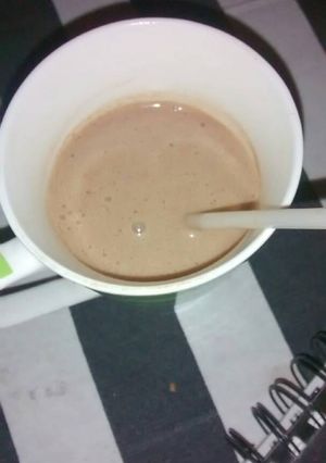 Una foto de Licuado de galletita de chocolate