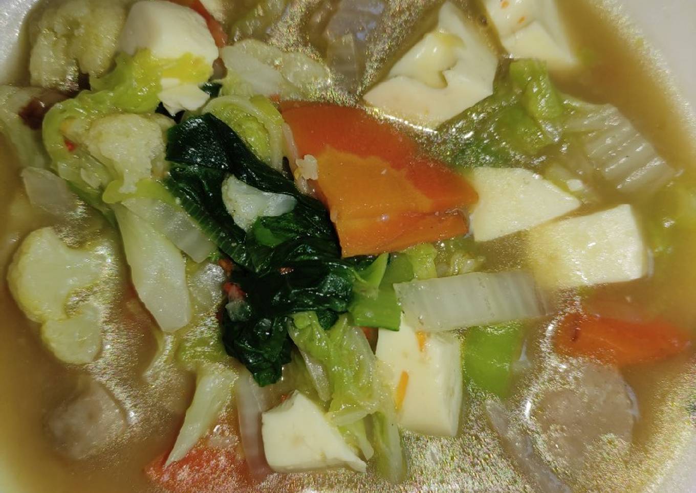 Bagaimana Menyiapkan Capcay kuah, Lezat