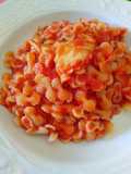 Nocchette con ragù di merluzzo
