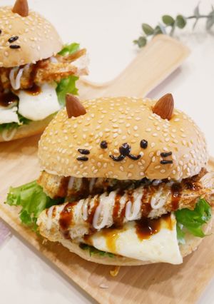 零失敗「小貓炸蝦堡」可愛又可口!! 的食譜成品照片