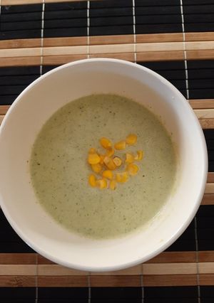 Una foto de Crema de calabacita