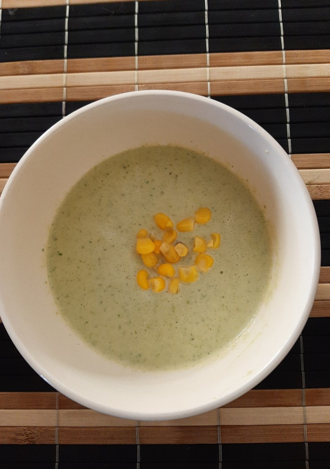 Una foto de Crema de calabacita