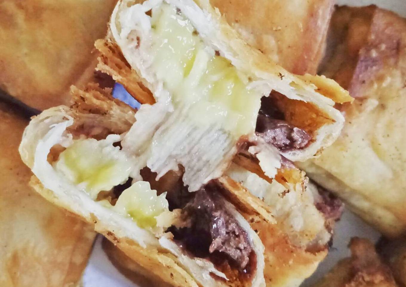 Pisang goreng balut kulit samosa