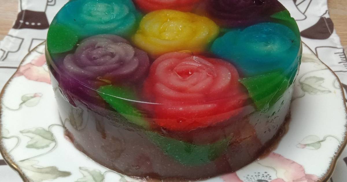 Resep Puding Kaca Lapis Cokelat Oleh Mama Kafa Cookpad